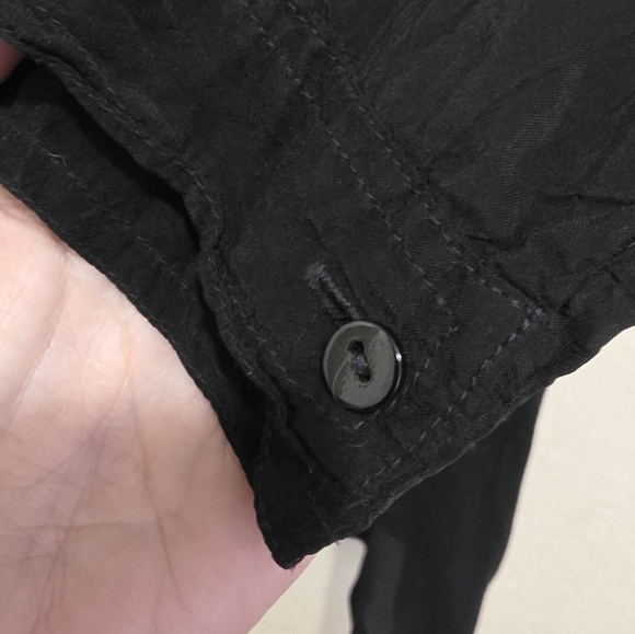 Johnny Was Embroidered Tunic Top Cupra Rayon Floral Hummingbird Feathers L - Picture 4 of 6